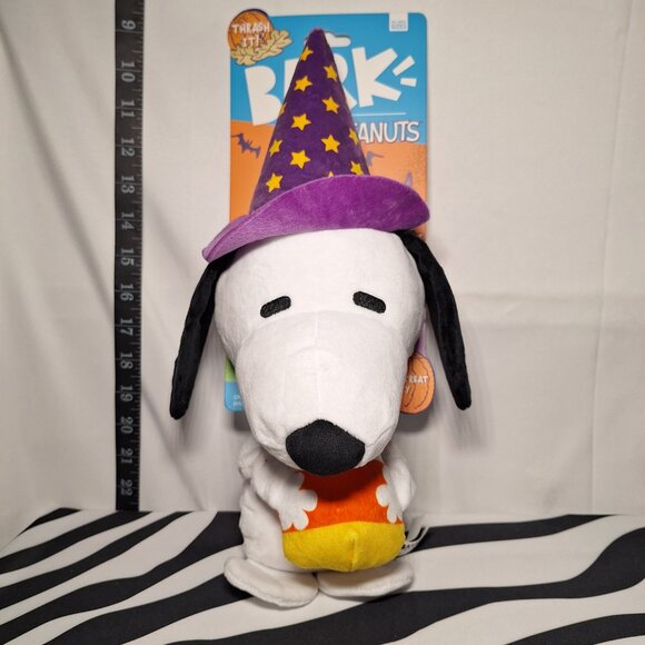 NWT Bark Trick or Treat Snoopy & Woodstockula Dog Toy All Dog Sizes - Picture 2 of 11